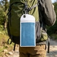 thumbnail image 4 of White PVC Waterproof Pouch, Zip Lock Travel Bag with Hang Hole, Reusable Storage Organizer for Toiletries and Towels, 4 of 8