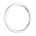thumbnail image 2 of 1/4 Carat Channel Set Diamond Wedding Band Ring in 14K White Gold - IGI Certified (Ring Size 8.75), 2 of 6