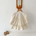 thumbnail image 3 of Ropa de primavera para niñas de 1 a 6 años, vestido informal para niños, vestido de princesa bordado con mangas abullonadas y cuello redondo, 3 of 6