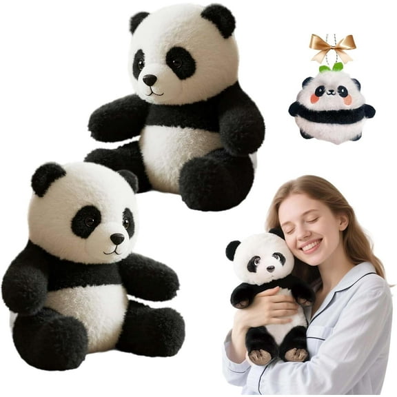 The Pandyâ Emotional Healing on Demand, The Pandy Hug Motion - Ultra-Soft Emotional Support Stuffed Animal for Stress Relief & Comfort, Realistic Panda Plush with Hug-Like Design (1 PCS)