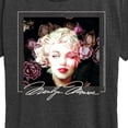 thumbnail image 3 of Marilyn Monroe - Floral Portrait - Women's Short Sleeve Graphic T-Shirt, 3 of 5
