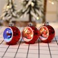 thumbnail image 2 of Ounissouiy Navidad Santa Claus Muñeco de nieve Colgantes LED Adornos colgantes para decoraciones navideñas Kits de decoración para fiestas No.2 Ounissouiy HA042652-02, 2 of 6
