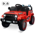 thumbnail image 1 of 12V Kids Ride-On Truck with Remote Control, LED Lights, Music & Bluetooth, 2 Driving Modes, Shock Absorbers, for Ages 2-5, 1 of 6