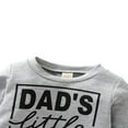 thumbnail image 3 of MesaSe Automne Unisexe Nouveau-Né Garçons Filles Sweat-Shirt à Lettres Manches Longues Col Rond Ample, 3 of 9