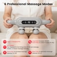 thumbnail image 3 of BAOKALER Massage Gun, 8 Head Massage Gun Deep Tissue 6 Speeds Percussion Muscle Massager 1200mAh Battery Type-C Charging Super Quiet Massage Gun, Neck Massager for Pain Relief for Men & Women, 3 of 10