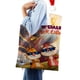 thumbnail image 4 of Chip 'n' Dale Park Life Bolso de tela con estampado de lienzo para mujer, bolsa de compras reutilizable y estética, con cremallera interior, regalo para mujer, 35 × 40 cm., 4 of 6