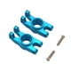 thumbnail image 2 of Asiento de rueda trasera de 2 piezas de repuesto de aleación de aluminio profesional de alta resistencia RC azul, 2 of 9