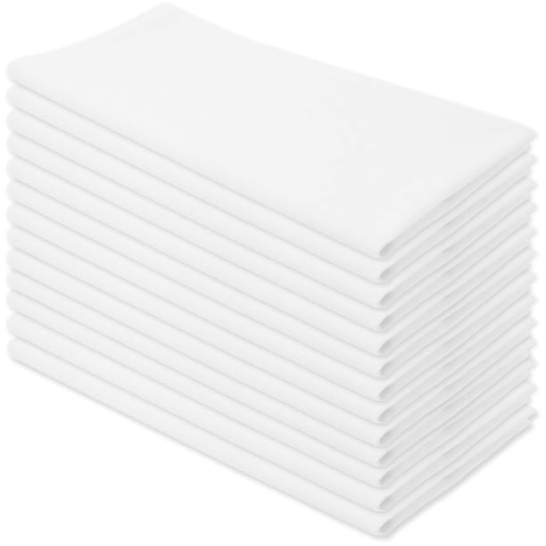 Juego de 13 paños de cocina con forma de saco de harina Aunti Em, color blanco
