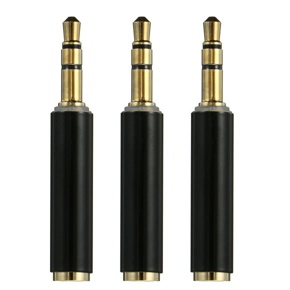 Shisuyan Headphone Extension Cable Golden 3Pcs 1.7x0.3In