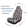 thumbnail image 4 of Naloa Color Tractor Car Seat Covers 2PCs Front Car Seat Covers Universal fit for Most Cars SUVs and Trucks - 1, 4 of 5