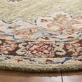 thumbnail image 3 of SAFAVIEH Aspen Emilija Oriental Wool Area Rug, Sage/Brown, 3' x 3' Round, 3 of 5
