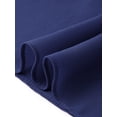 thumbnail image 7 of DARING DIVA Women's Chiffon 3/4 Sleeve Flowy Wedding Guest Dress L Dark Blue, 7 of 7