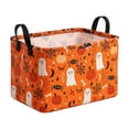 thumbnail image 4 of Halloween Rectangle Storage Basket with Handles,Collapsible Storage Bin,ks Box,Gift Basket C, 4 of 9