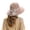Pink, variant on Woman's French Style Hat For Summer A Stylish Flat Top Sun Hat For Seaside And Beach A Sun Hat For The Beach. Red Bucket Hat