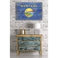 thumbnail image 3 of Rustic Montana State Flag (24x36 Giclee Gallery Art Print, Vivid Textured Wall Decor), 3 of 3