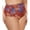 Orange, variant on Raisins Womens Plus Fairfax High Waist Printed Swim Bottom Separates Orange 24W