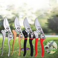 thumbnail image 2 of New export garden pruning shears labor-saving fruit tree fruit picking pruning shears sk5 large opening flower thick branch shears (Silver), 2 of 6