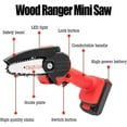 thumbnail image 4 of Wood Ranger Mini Chainsaw, 2025 Upgraded Woodranger Electric 4 Inch Mini Chainsaw Cordless, Portable Handheld Chain Saw for Yard, Home and Garden, Wood Cutting, 4 of 7