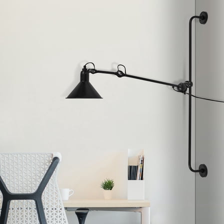 TFCFL Swing Arm Wall Lamp Plug in Wall Light Fixture Rotating Wall Sconce Reading Lamp For Bedroom