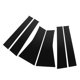 thumbnail image 1 of Pilares de Ventana Ports Rob, Instalacia Negra Negra Glossy B Pilar Pilares de Calcomanías, 1 of 7