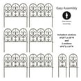 thumbnail image 7 of Montebello Wrought Iron Garden Edging, 7 of 7