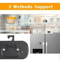 thumbnail image 3 of Digital Frigerator Thermometer 2 Pack, Waterproof Fridge and Freezer Thermometer, Thermometer Refrigerator with Large LCD Screen, Stand and Magnetic Back for Room Kitchen, 3 of 6