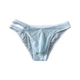 thumbnail image 1 of Mesh Jacquard Triangle Briefs for Daily Comfort and Support Breathable Transparent Underwear with Stylish Texture and Seamless Fit, 1 of 3
