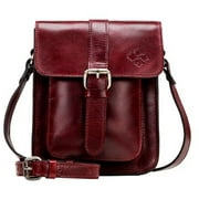 Patricia Nash CASCINA Distressed Leather Crossbody Bag~ OXBLOOD MSRP $169