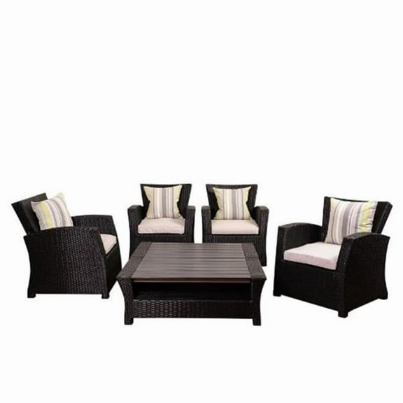 International Home Atlantic 6 Piece Outdoor Sofa Set