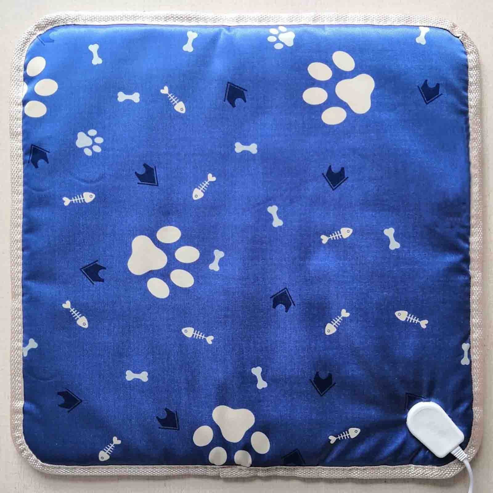 Nkmbld Electric Heated Pet Pad, Winter Self Warming Pet Mat Cats Dogs Bed Self Heating Pet Mat Extra Warm Thermal Pet Pad for Indoor Outdoor Non Slip Bottom Washable Pet Mat
