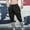 c01Black, variant on LNWUY Mens Casual Jogger Pants Solid Color Quick Dry Lightweight 3/4 Joggers Tapered Fit Workout Gym Training Sweatpants Black XXXL