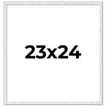 23x24 Frame White Real Wood Picture Frame Width 0.75 inches | Interior Frame Depth 0.5 inches |