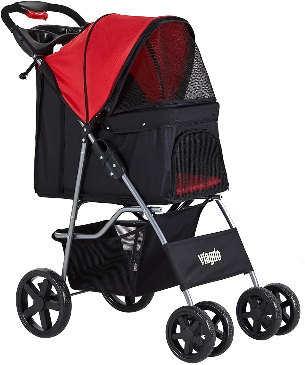 VIAGDO Cat Dog Stroller, Pet Strollers for Small Medium Dogs and Cats