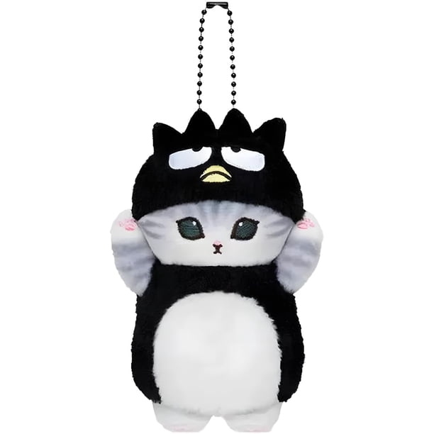 Mofusand Llavero de peluche con diseño de gato, lindos animales de peluche, llavero, colgador de bolsas, elegante, día del niño, Navidad, regalo de celebración de Año Nuevo, muñeca Mofusand Hippers