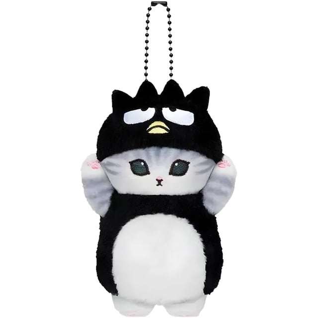 Mofusand Llavero de peluche con diseño de gato, lindos animales de peluche, llavero, colgador de bolsas, elegante, día del niño, Navidad, regalo de celebración de Año Nuevo, muñeca Mofusand Hippers