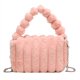 thumbnail image 2 of Bolso de muñeca esponjoso para mujer, monedero pequeño de gran capacidad, informal para otoño e invierno, 2 of 9