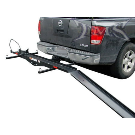 Tms Heavy Duty Motorcycle Scooter Sport Bike Carrier Hauler Hitch Tms Heavy Duty Motorcycle Scooter Sport Bike Carrier Hauler Hitch Mount Rack 600lb Capacity W Loading Ramp
