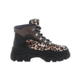thumbnail image 2 of Steve Madden Womens Vermont Leather Platform Boots Brown 6 Medium (B,M), 2 of 3