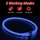 thumbnail image 3 of Collar de perro LED Collar de perro iluminado recargable por USB que brilla en la oscuridad,, 3 of 5