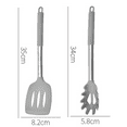 thumbnail image 2 of 2 Pcs Kitchen Cooking Utensils Set, Heat Resistant Kitchen Gadgets Tools , Stainless Steel Handle, 2 of 5