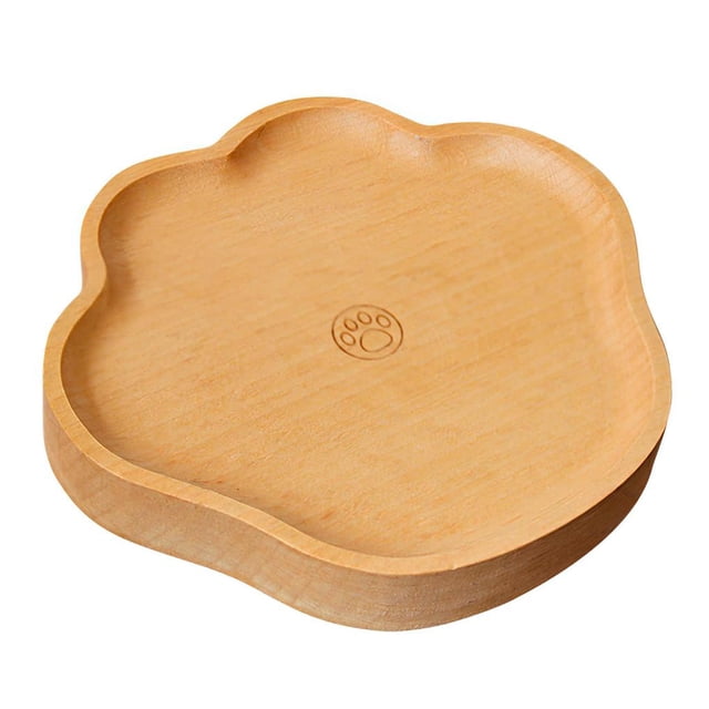 Posavasos De Pata De Oso, Posavasos De Pata De Oso Antideslizante, Posavasos De Madera De Estilo De Dibujos Animados Bonitos Ampliamente Utilizados Para El Hogar, Comedor, Cocina Y Oficina sonducket HA013265-00