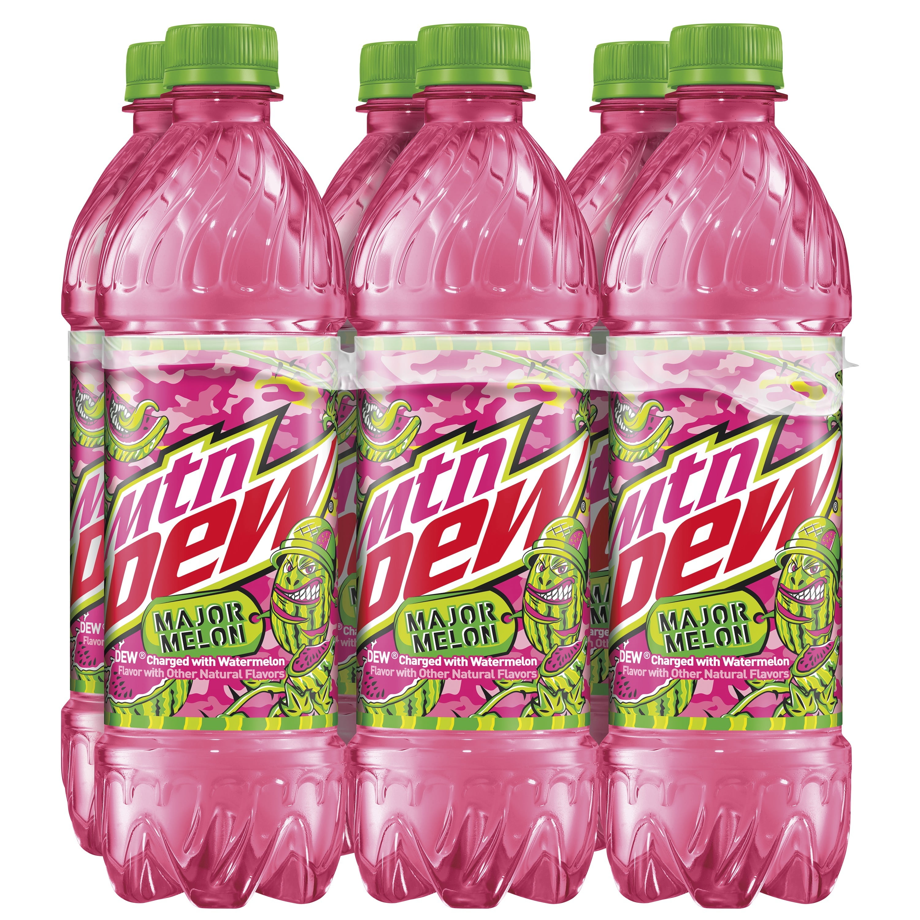 【本物新品保証】 Soda Citrus Watermelon Melon Major Dew Mountain Pop, fl 16.9 その他
