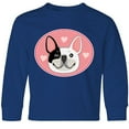thumbnail image 3 of Inktastic French Bulldog Dog Long Sleeve Youth T-Shirt, 3 of 5