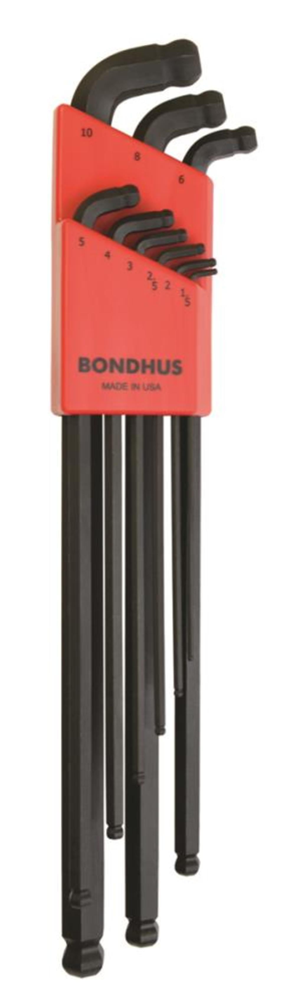 9Pc. L-Wrench Stubby Double Ball End Metric