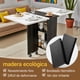 thumbnail image 5 of Mesa Escritorio Comedor Plegable para 4 Personas con Soporte Central y Almacenamiento  Ideal para Espacios Reducidos, 5 of 9