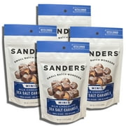 Sanders Small Batch Mini Milk Chocolate Sea Salt Caramels | 3.75 Oz, 4 Pack