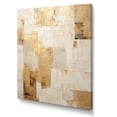 thumbnail image 2 of Designart "Collage Of Beige And Gold Dreamscapes I" Abstract Shapes Canvas Art Print, 2 of 7
