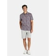 thumbnail image 2 of Birdie Bound Men's Ditsy Flower Print Golf Polo Shirt with Short Sleeves, Sizes S-5XL, 2 of 5