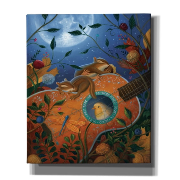 Epic Graffiti 'Dandelion Dreams' by Gina Matarazzo, Canvas Wall Art, 20"x24"