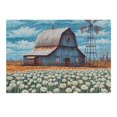 thumbnail image 2 of JRXY Flowers Barn Windmill Wooden Jigsaw Puzzle Challenging Difficult Wood Puzzles for Adults Gift for Family Friends 300 PCS, 2 of 4